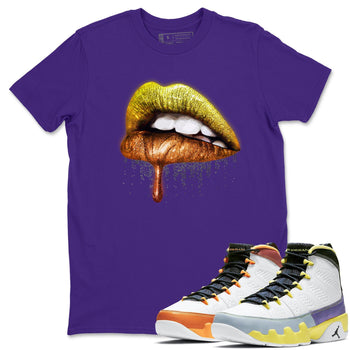 Jordan 9 Change The World Sneaker Match Tees Dripping Lips Sneaker Tees Jordan 9 Change The World Sneaker Release Tees Unisex Shirts