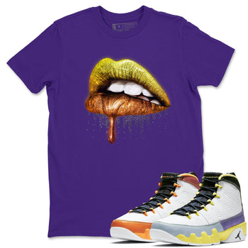 Jordan 9 Change The World Sneaker Match Tees Dripping Lips Sneaker Tees Jordan 9 Change The World Sneaker Release Tees Unisex Shirts