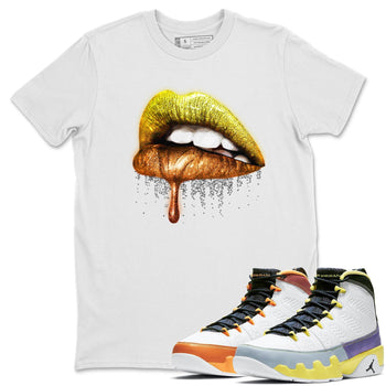 Jordan 9 Change The World Sneaker Match Tees Dripping Lips Sneaker Tees Jordan 9 Change The World Sneaker Release Tees Unisex Shirts