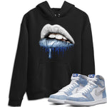 Jordan 1 Hyper Royal Sneaker Match Tees Dripping Lips Sneaker Tees Jordan 1 Hyper Royal Sneaker Release Tees Unisex Shirts