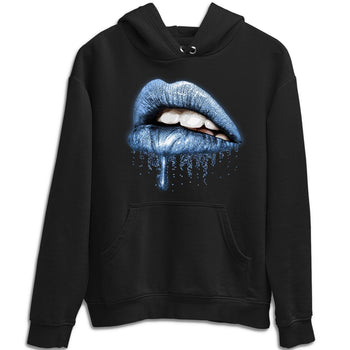 Jordan 1 University Blue Sneaker Match Tees Dripping Lips Sneaker Tees Jordan 1 University Blue Sneaker Release Tees Unisex Shirts