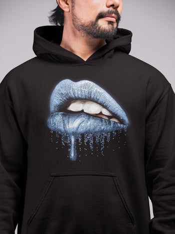 Jordan 1 University Blue Sneaker Match Tees Dripping Lips Sneaker Tees Jordan 1 University Blue Sneaker Release Tees Unisex Shirts