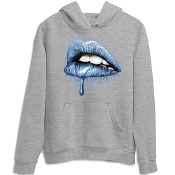 Jordan 1 University Blue Sneaker Match Tees Dripping Lips Sneaker Tees Jordan 1 University Blue Sneaker Release Tees Unisex Shirts