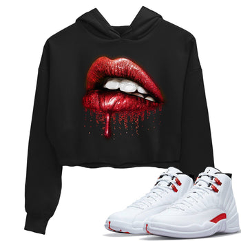 Jordan 12 Twist Sneaker Match Tees Dripping Lips Sneaker Tees Jordan 12 Twist Sneaker Release Tees Women's Shirts