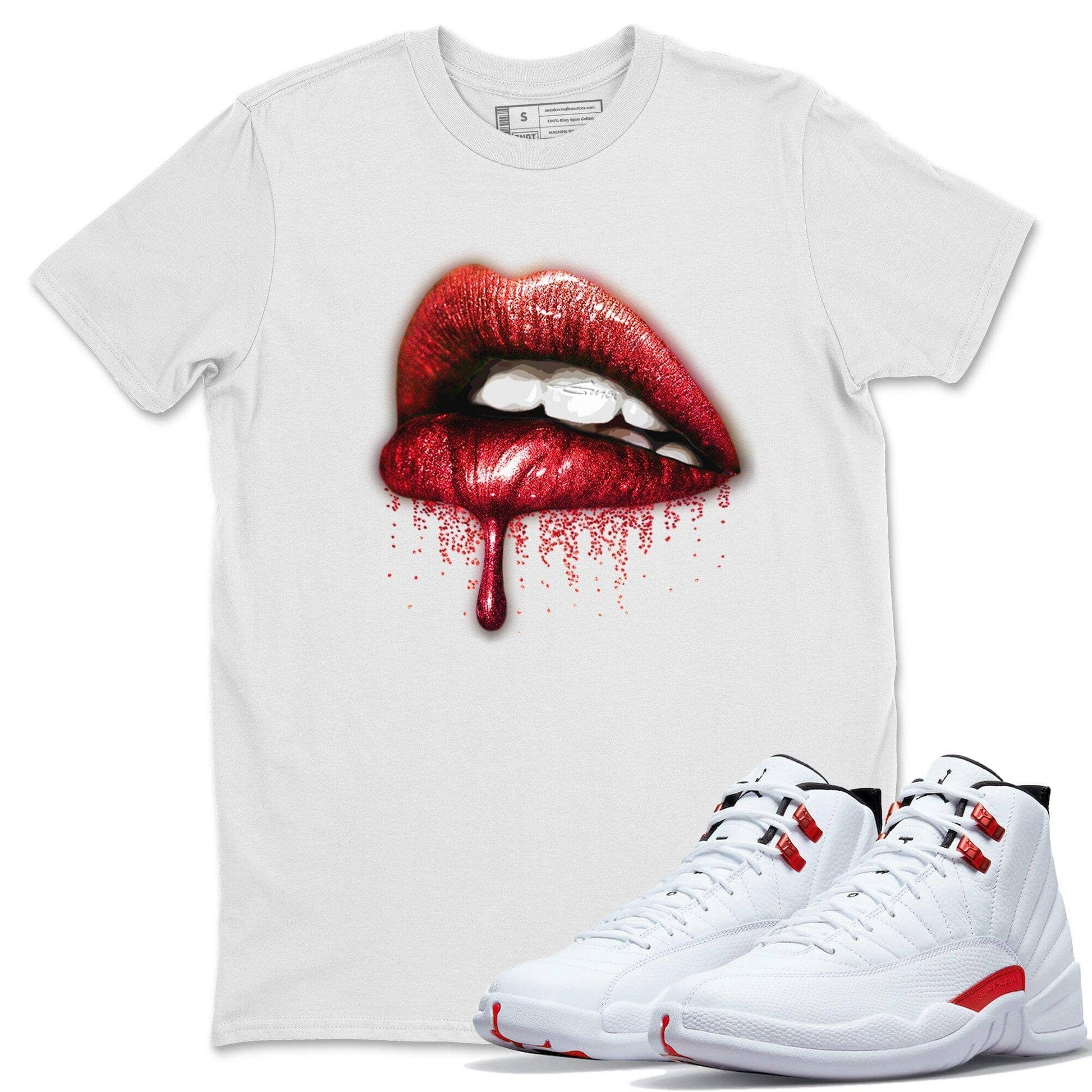 Jordan 12 Twist Sneaker Match Tees Dripping Lips Sneaker Tees Jordan 12 Twist Sneaker Release Tees Unisex Shirts