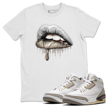 Jordan 3 A Ma Maniere Sneaker Match Tees Dripping Lips Sneaker Tees Jordan 3 A Ma Maniere Sneaker Release Tees Unisex Shirts