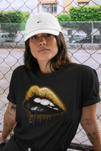 Dunk Championship Goldenrod Sneaker Match Tees Dripping Lips Sneaker Tees Dunk Championship Goldenrod Sneaker Release Tees Unisex Shirts