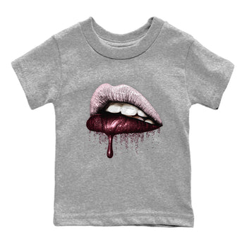 Dunk Valentines Day Sneaker Match Tees Dripping Lips Sneaker Tees Nike Dunk Valentine's Day Sneaker SNRT Sneaker Tees Kids Shirts