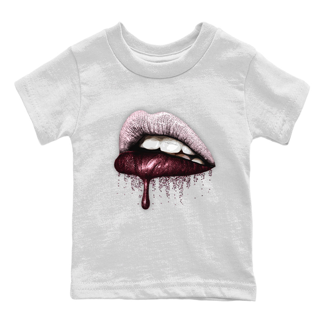 Dunk Valentines Day Sneaker Match Tees Dripping Lips Sneaker Tees Nike Dunk Valentine's Day Sneaker SNRT Sneaker Tees Kids Shirts