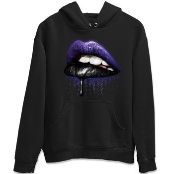 Jordan 13 Court Purple Sneaker Match Tees Dripping Lips Sneaker Tees Jordan 13 Court Purple Sneaker Release Tees Unisex Shirts