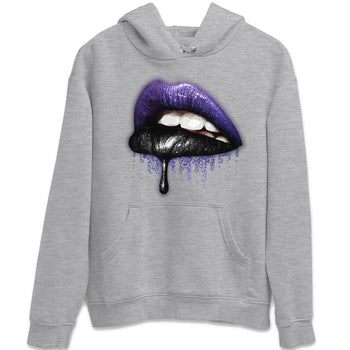 Jordan 13 Court Purple Sneaker Match Tees Dripping Lips Sneaker Tees Jordan 13 Court Purple Sneaker Release Tees Unisex Shirts
