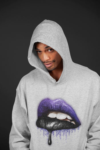 Jordan 13 Court Purple Sneaker Match Tees Dripping Lips Sneaker Tees Jordan 13 Court Purple Sneaker Release Tees Unisex Shirts