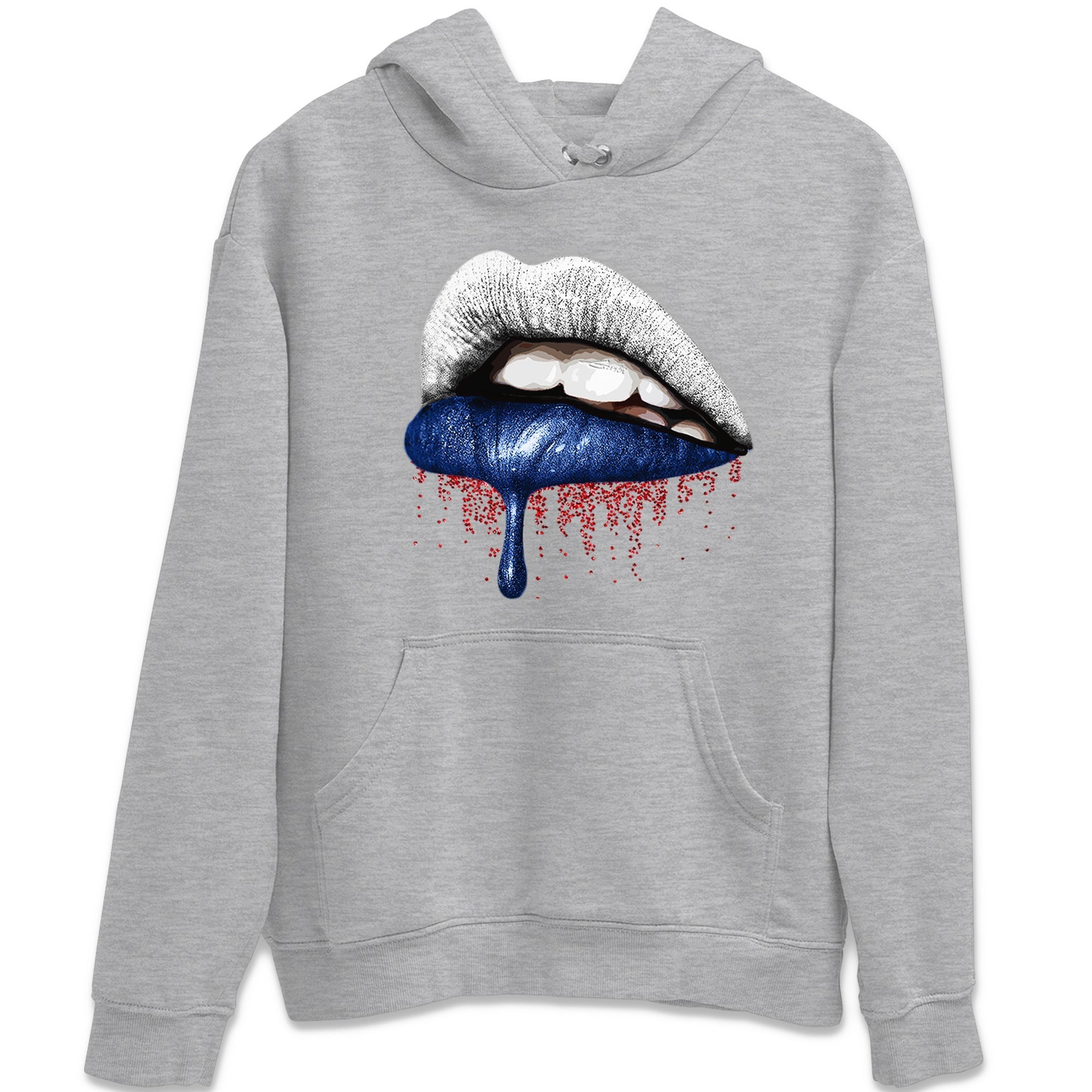 Jordan 13 French Blue Sneaker Match Tees Dripping Lips Sneaker Tees Jordan 13 French Blue Sneaker Release Tees Unisex Shirts