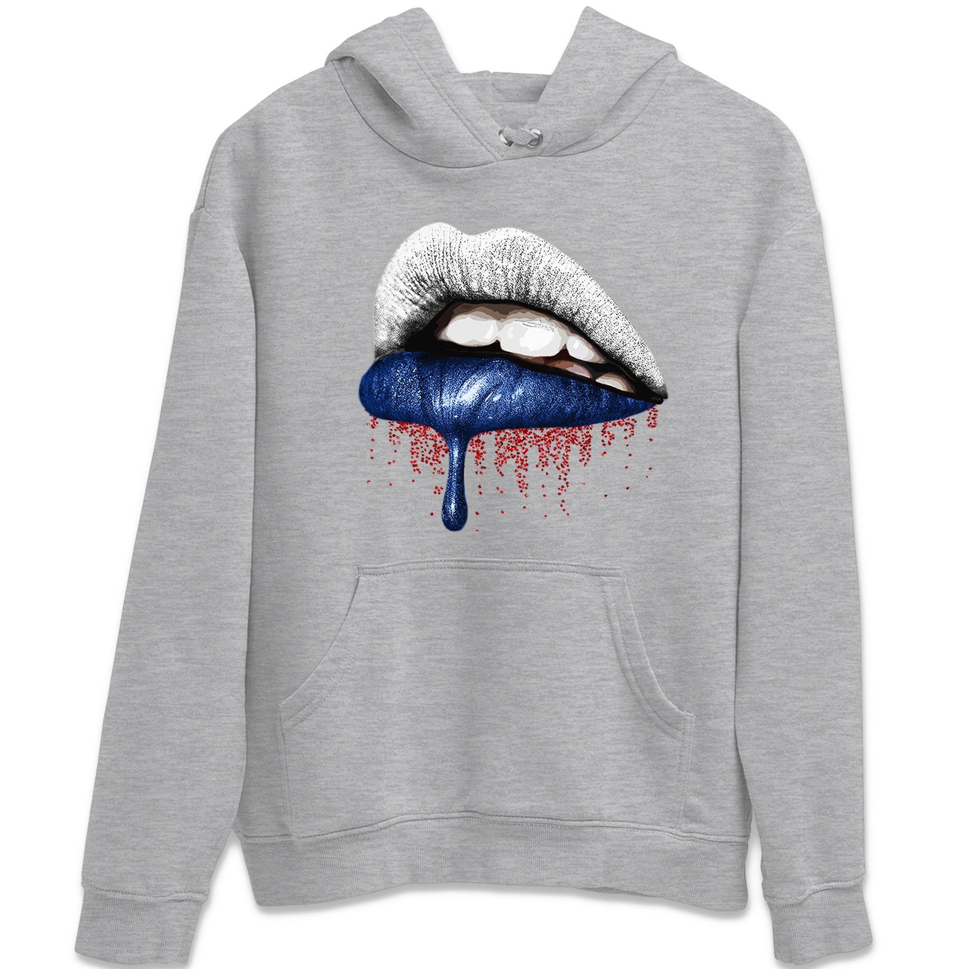 Jordan 13 French Blue Sneaker Match Tees Dripping Lips Sneaker Tees Jordan 13 French Blue Sneaker Release Tees Unisex Shirts