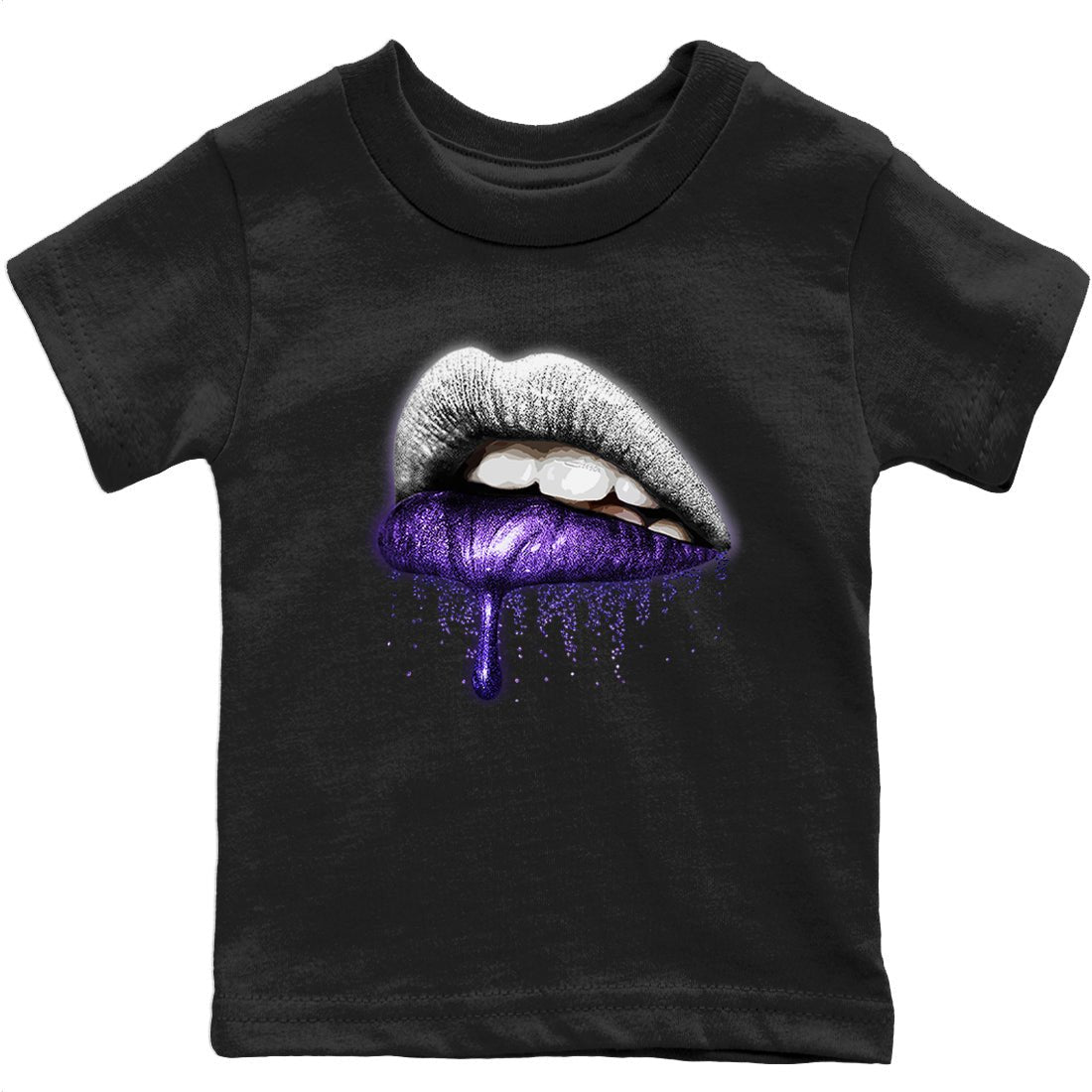 Jordan 3 Dark Iris Sneaker Match Tees Dripping Lips Sneaker Tees Jordan 3 Dark Iris Sneaker Release Tees Kids Shirts