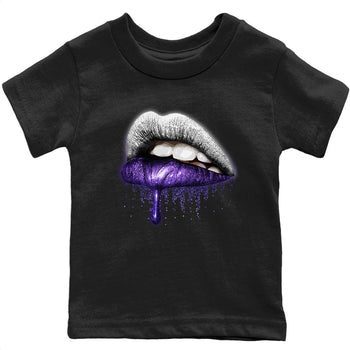 Jordan 3 Dark Iris Sneaker Match Tees Dripping Lips Sneaker Tees Jordan 3 Dark Iris Sneaker Release Tees Kids Shirts