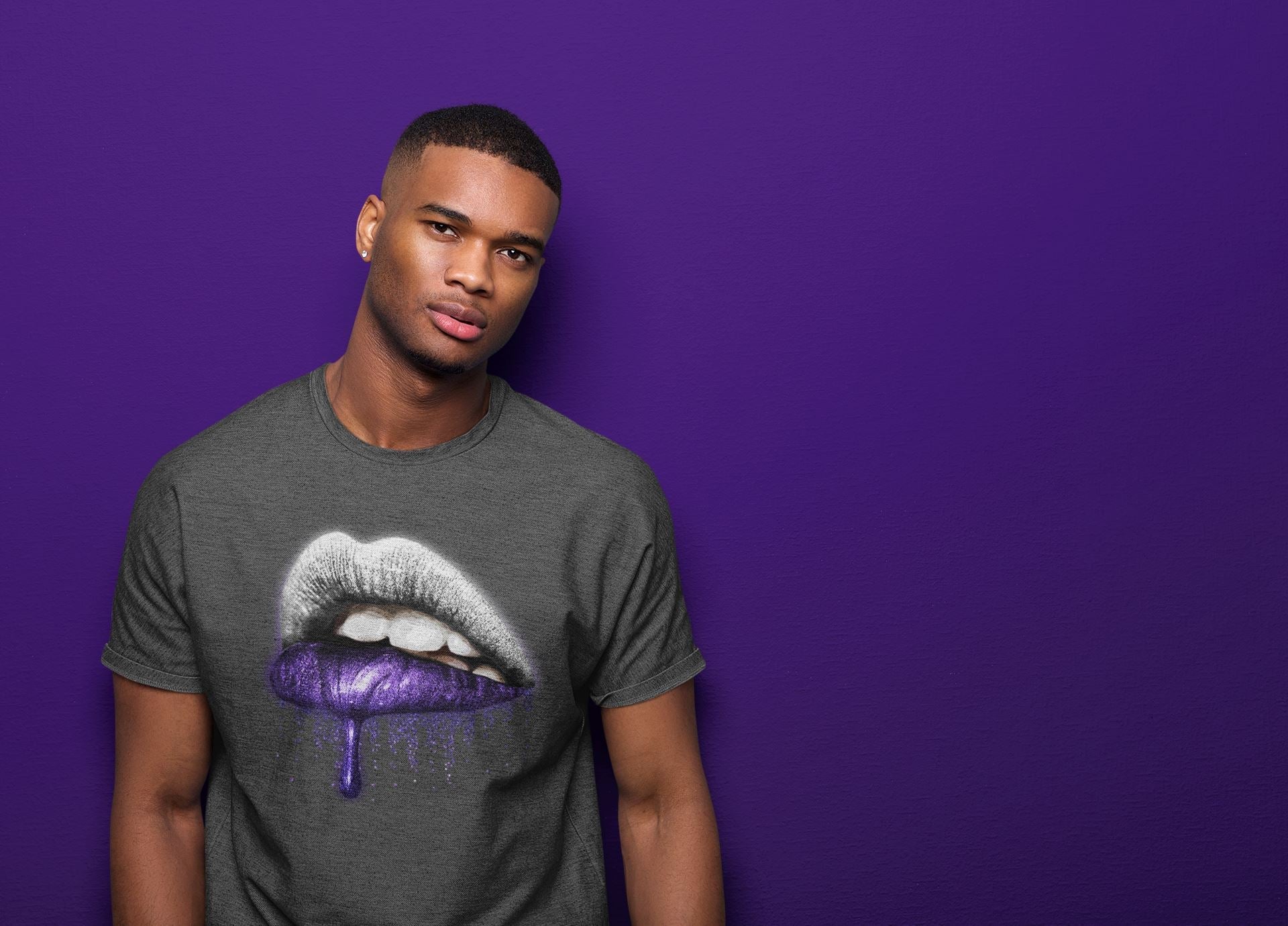 Jordan 3 Dark Iris Sneaker Match Tees Dripping Lips Sneaker Tees Jordan 3 Dark Iris Sneaker Release Tees Unisex Shirts