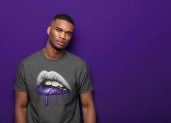 Jordan 3 Dark Iris Sneaker Match Tees Dripping Lips Sneaker Tees Jordan 3 Dark Iris Sneaker Release Tees Unisex Shirts
