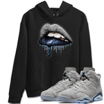 Jordan 6 Georgetown Sneaker Match Tees Dripping Lips Sneaker Tees Jordan 6 Georgetown Sneaker Release Tees Unisex Shirts