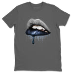 Jordan 6 Georgetown Sneaker Match Tees Dripping Lips Sneaker Tees Jordan 6 Georgetown Sneaker Release Tees Unisex Shirts