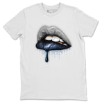 Jordan 6 Georgetown Sneaker Match Tees Dripping Lips Sneaker Tees Jordan 6 Georgetown Sneaker Release Tees Unisex Shirts