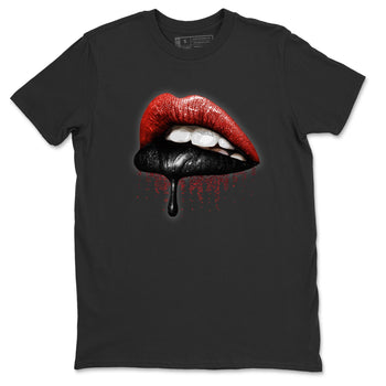 Jordan 9 Chile Red Sneaker Match Tees Dripping Lips Sneaker Tees Jordan 9 Chile Red Sneaker Release Tees Unisex Shirts