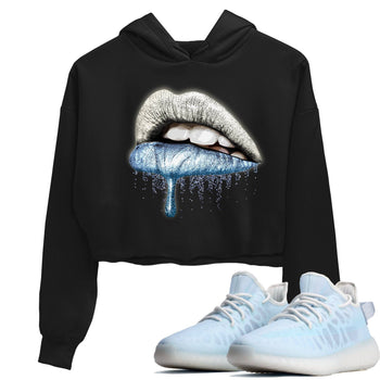 Yeezy 350 Mono Ice Sneaker Match Tees Dripping Lips Sneaker Tees Yeezy 350 Mono Ice Sneaker Release Tees Women's Shirts