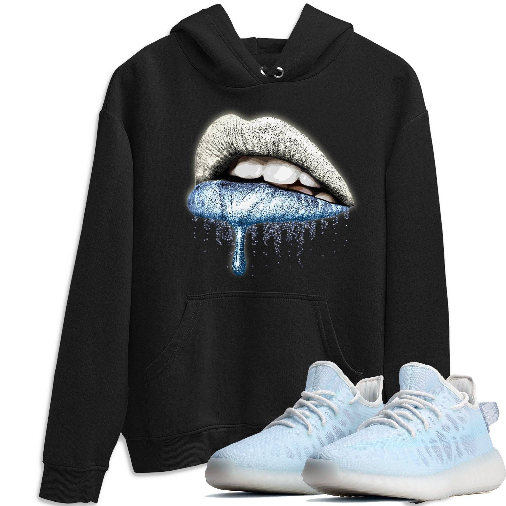 Yeezy 350 Mono Ice Sneaker Match Tees Dripping Lips Sneaker Tees Yeezy 350 Mono Ice Sneaker Release Tees Unisex Shirts