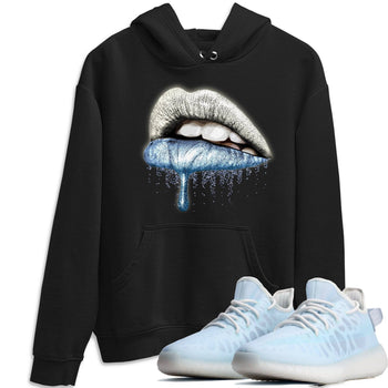 Yeezy 350 Mono Ice Sneaker Match Tees Dripping Lips Sneaker Tees Yeezy 350 Mono Ice Sneaker Release Tees Unisex Shirts