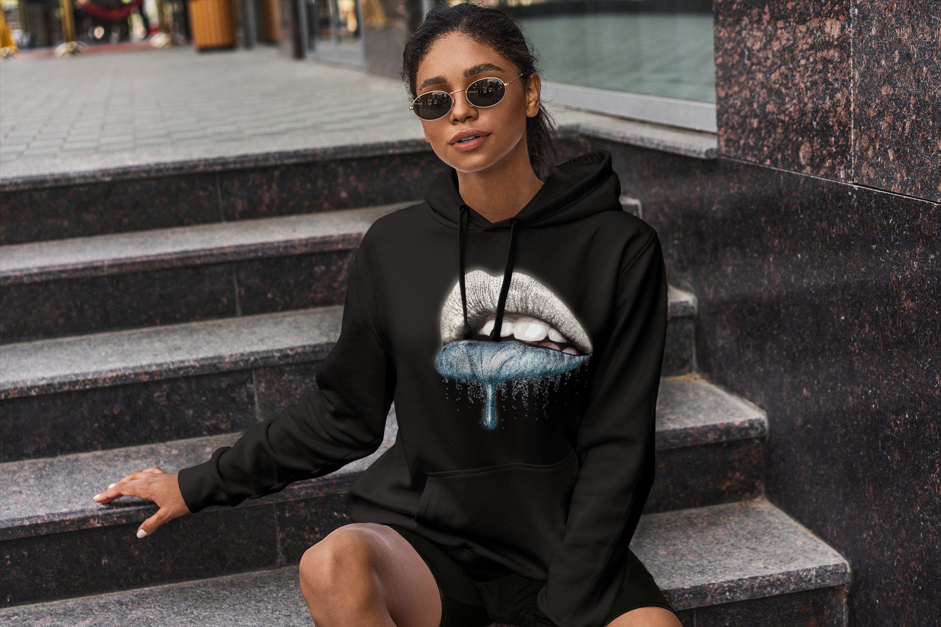 Yeezy 350 Mono Ice Sneaker Match Tees Dripping Lips Sneaker Tees Yeezy 350 Mono Ice Sneaker Release Tees Unisex Shirts