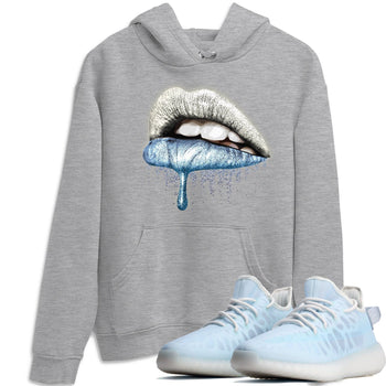 Yeezy 350 Mono Ice Sneaker Match Tees Dripping Lips Sneaker Tees Yeezy 350 Mono Ice Sneaker Release Tees Unisex Shirts