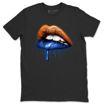 Yeezy 700 Bright Blue Sneaker Match Tees Dripping Lips Sneaker Tees Yeezy 700 Bright Blue Sneaker Release Tees Unisex Shirts