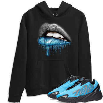 Yeezy 700 Bright Cyan Sneaker Match Tees Dripping Lips Sneaker Tees Yeezy 700 Bright Cyan Sneaker Release Tees Unisex Shirts