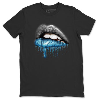 Yeezy 700 Bright Cyan Sneaker Match Tees Dripping Lips Sneaker Tees Yeezy 700 Bright Cyan Sneaker Release Tees Unisex Shirts
