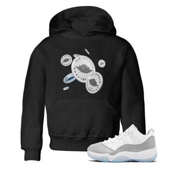 Air Jordan 11 White Cement Drop Coin Baby and Kids Sneaker Tees Air Jordan 11 Cement Grey Kids Sneaker Tees Washing and Care Tip