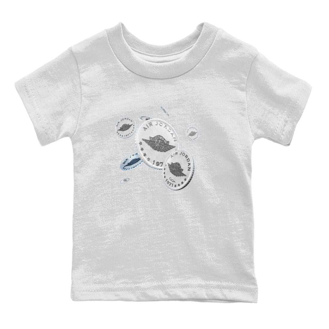Air Jordan 11 White Cement Sneaker Match Tees Drop Coin Sneaker Tees Air Jordan 11 Cement Grey Sneaker Release Tees Kids Shirts White 2