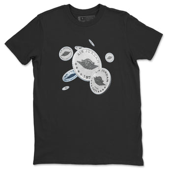 Air Jordan 11 White Cement Sneaker Match Tees Drop Coin Sneaker Tees Air Jordan 11 Cement Grey Sneaker Release Tees Unisex Shirts Black 2