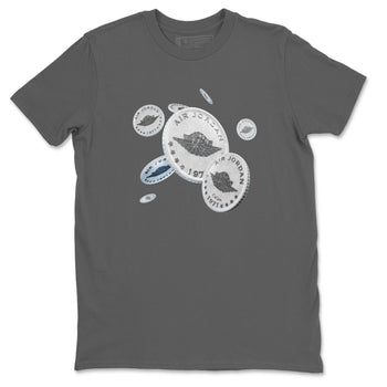 Air Jordan 11 White Cement Sneaker Match Tees Drop Coin Sneaker Tees Air Jordan 11 Cement Grey Sneaker Release Tees Unisex Shirts Cool Grey 2