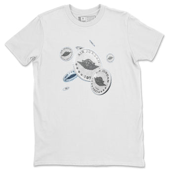 Air Jordan 11 White Cement Sneaker Match Tees Drop Coin Sneaker Tees Air Jordan 11 Cement Grey Sneaker Release Tees Unisex Shirts White 2