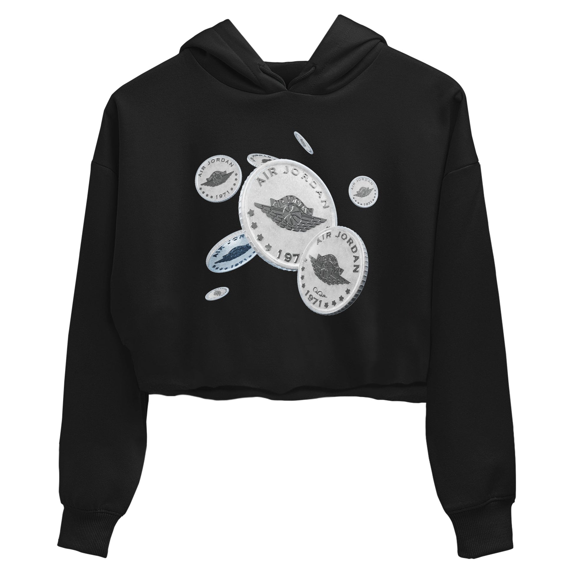 Air Jordan 11 White Cement Sneaker Match Tees Drop Coin Sneaker Tees Air Jordan 11 Cement Grey Sneaker Release Tees Women's Shirts Black 2