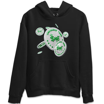Air Jordan 3 Lucky Green Sneaker Match Tees Drop Coin Sneaker Tees AJ3 Lucky Green Sneaker Release Tees Unisex Shirts Black 2