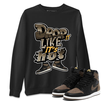 Air Jordan 1 Palomino shirt to match jordans Drop It Like It's Hot sneaker tees AJ1 High Palomino SNRT Sneaker Release Tees Unisex Black 1 T-Shirt