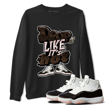 Air Jordan 11 Neapolitan shirt to match jordans Drop It Like It's Hot sneaker tees AJ11 Neapolitan SNRT Sneaker Release Tees Unisex Black 1 T-Shirt