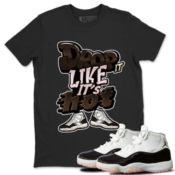 Air Jordan 11 Neapolitan shirt to match jordans Drop It Like It's Hot sneaker tees AJ11 Neapolitan SNRT Sneaker Release Tees Unisex Black 1 T-Shirt