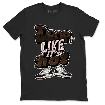 Air Jordan 11 Neapolitan shirt to match jordans Drop It Like It's Hot sneaker tees AJ11 Neapolitan SNRT Sneaker Release Tees Unisex Black 2 T-Shirt