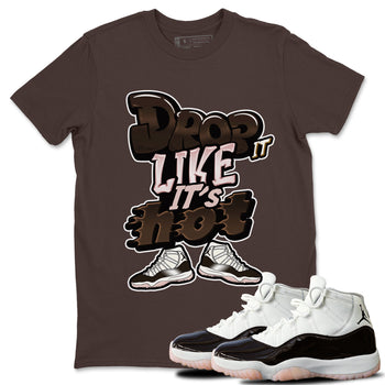 Air Jordan 11 Neapolitan shirt to match jordans Drop It Like It's Hot sneaker tees AJ11 Neapolitan SNRT Sneaker Release Tees Unisex Dark Chocolate 1 T-Shirt