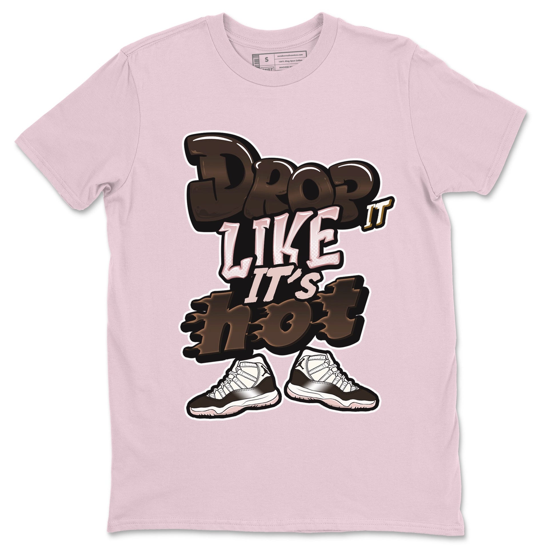 Air Jordan 11 Neapolitan shirt to match jordans Drop It Like It's Hot sneaker tees AJ11 Neapolitan SNRT Sneaker Release Tees Unisex Pink 2 T-Shirt