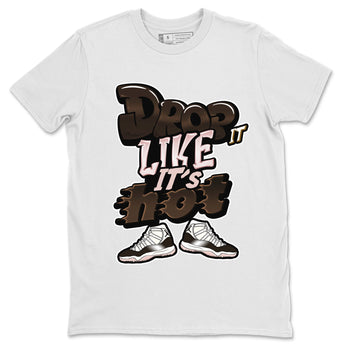 Air Jordan 11 Neapolitan shirt to match jordans Drop It Like It's Hot sneaker tees AJ11 Neapolitan SNRT Sneaker Release Tees Unisex White 2 T-Shirt