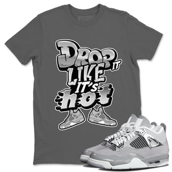 Air Jordan 4 Light Iron Ore shirt to match jordans Drop It Like It's Hot sneaker tees AJ4 Frozen Moments SNRT Sneaker Release Tees Unisex Cool Grey 1 T-Shirt