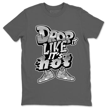 Air Jordan 4 Light Iron Ore shirt to match jordans Drop It Like It's Hot sneaker tees AJ4 Frozen Moments SNRT Sneaker Release Tees Unisex Cool Grey 2 T-Shirt